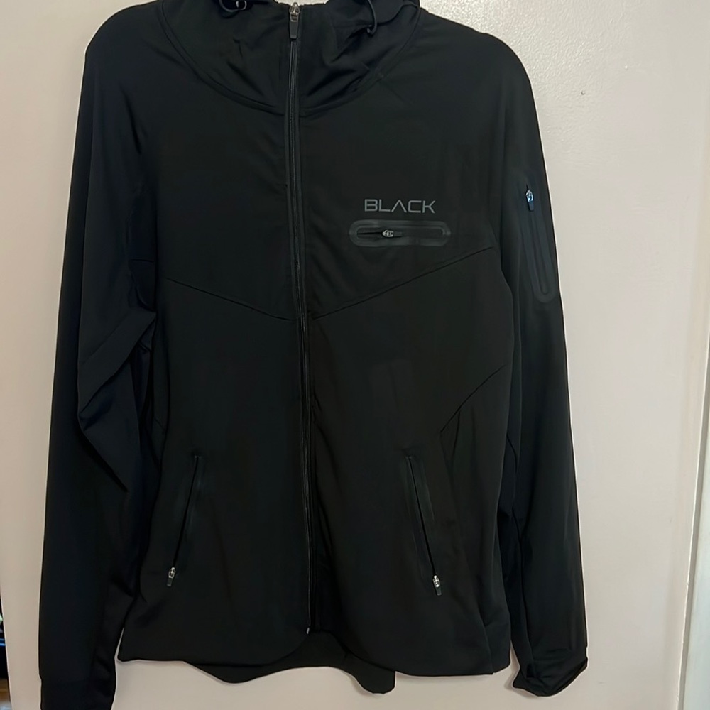 Actively Black Performance Track Jacket - image 1